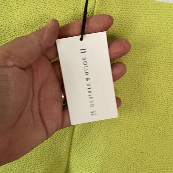 NWT Solid & Striped High Rise Biker Short Women’s Medium Ribbed - Picture 5 of 7